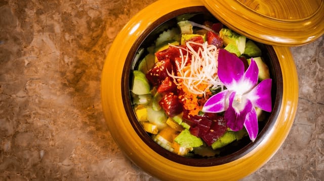 Orange Spicy Tuna Salad.