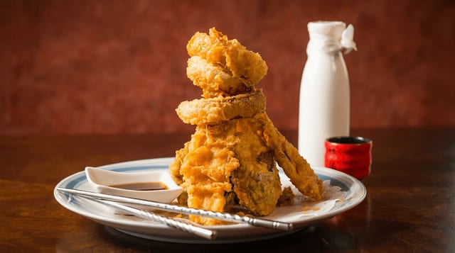 Veggie Tempura Appetizer.